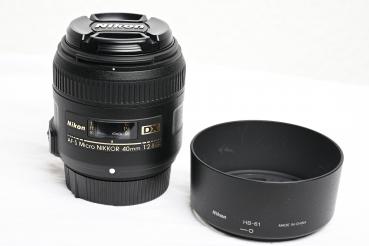 Nikon Micro Nikkor 40mm DX f2.8 -Gebrauchtartikel-